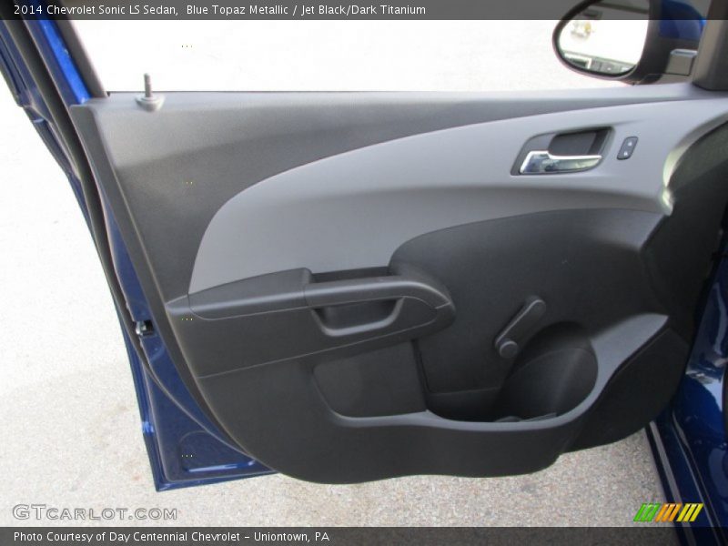 Blue Topaz Metallic / Jet Black/Dark Titanium 2014 Chevrolet Sonic LS Sedan