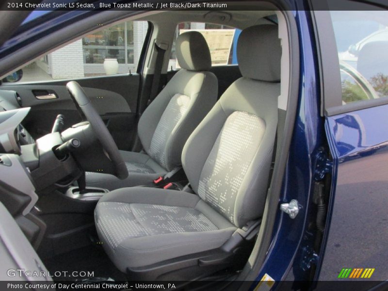 Front Seat of 2014 Sonic LS Sedan