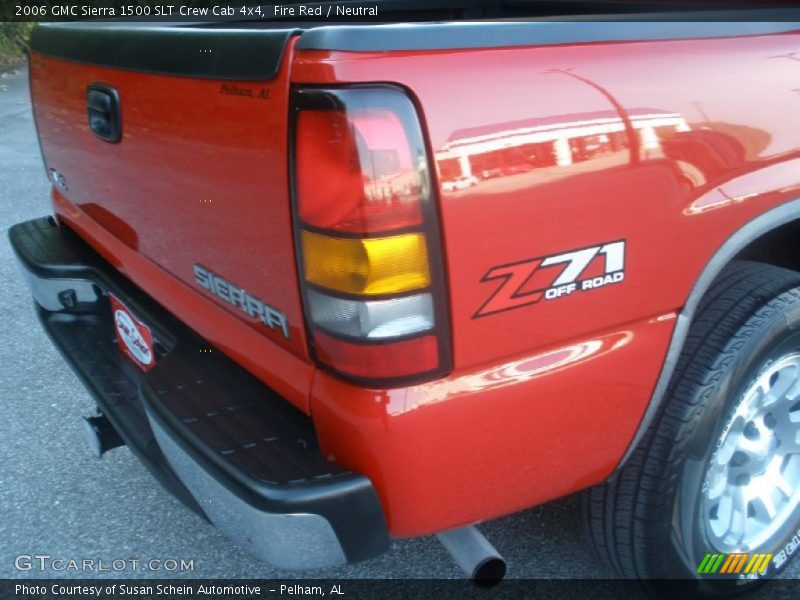 Fire Red / Neutral 2006 GMC Sierra 1500 SLT Crew Cab 4x4