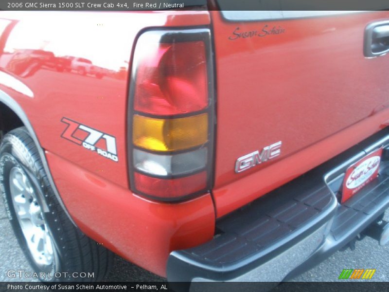 Fire Red / Neutral 2006 GMC Sierra 1500 SLT Crew Cab 4x4