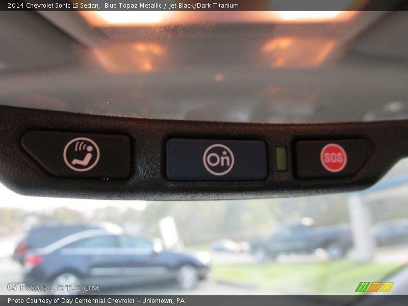 Blue Topaz Metallic / Jet Black/Dark Titanium 2014 Chevrolet Sonic LS Sedan