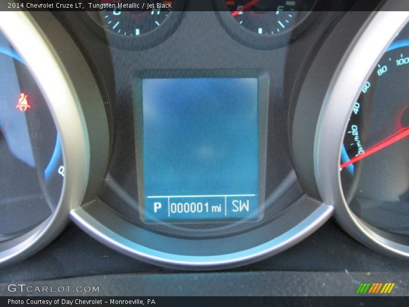 Tungsten Metallic / Jet Black 2014 Chevrolet Cruze LT