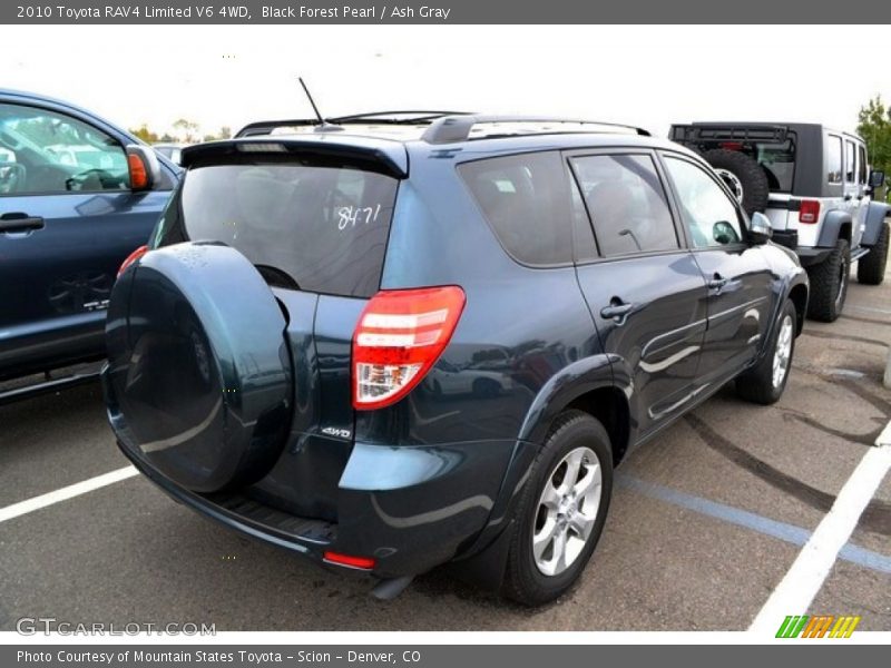 Black Forest Pearl / Ash Gray 2010 Toyota RAV4 Limited V6 4WD