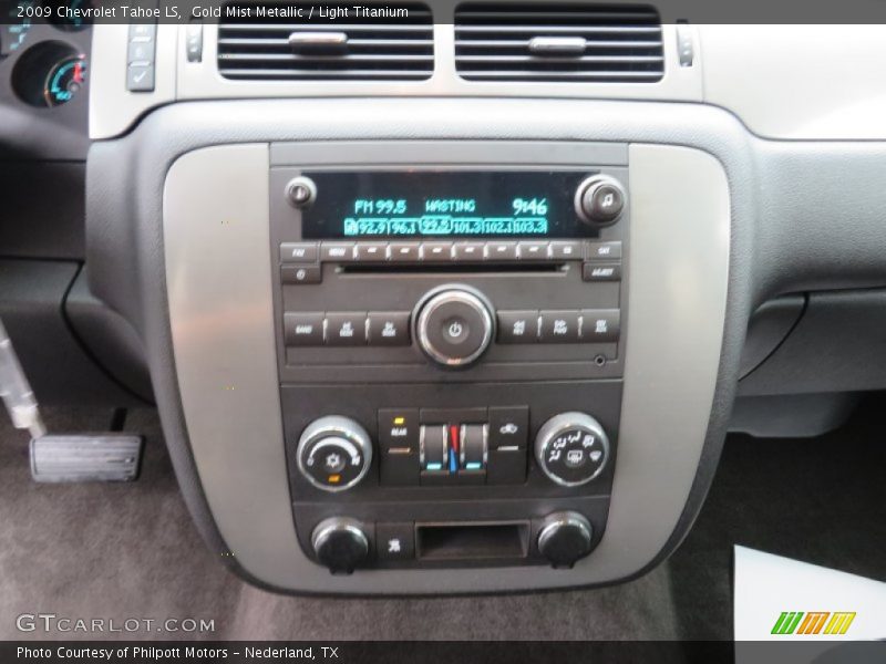 Gold Mist Metallic / Light Titanium 2009 Chevrolet Tahoe LS