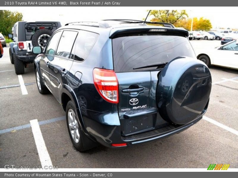 Black Forest Pearl / Ash Gray 2010 Toyota RAV4 Limited V6 4WD