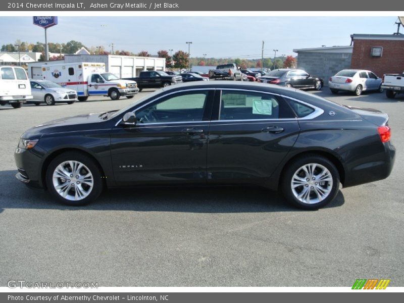 Ashen Gray Metallic / Jet Black 2014 Chevrolet Impala LT