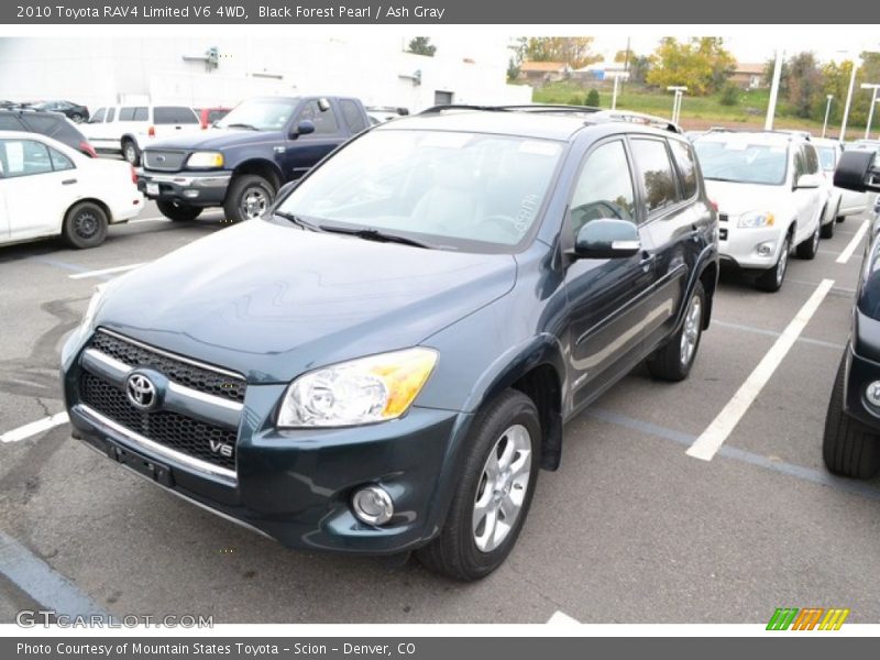 Black Forest Pearl / Ash Gray 2010 Toyota RAV4 Limited V6 4WD