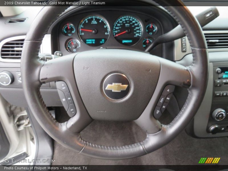 Gold Mist Metallic / Light Titanium 2009 Chevrolet Tahoe LS