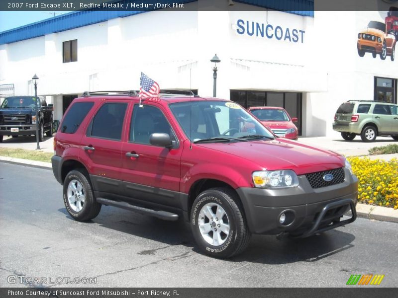 Redfire Metallic / Medium/Dark Flint 2007 Ford Escape XLT