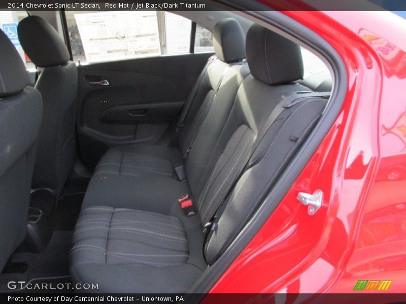 Red Hot / Jet Black/Dark Titanium 2014 Chevrolet Sonic LT Sedan
