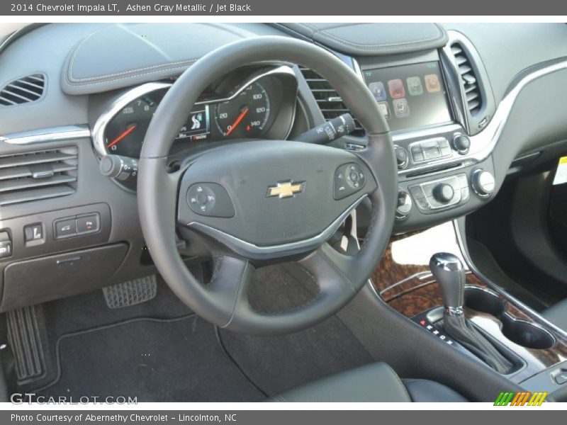 Ashen Gray Metallic / Jet Black 2014 Chevrolet Impala LT