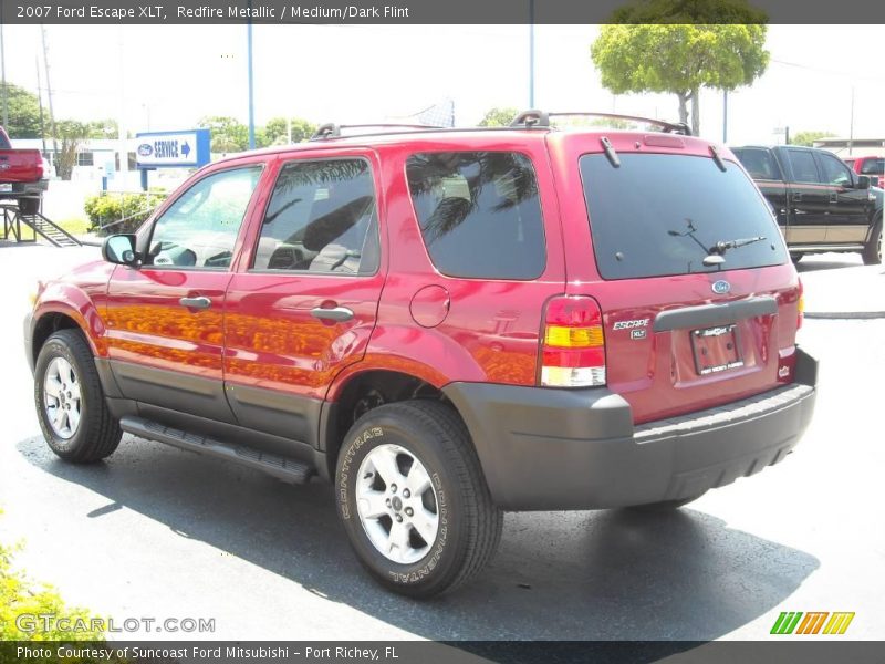 Redfire Metallic / Medium/Dark Flint 2007 Ford Escape XLT