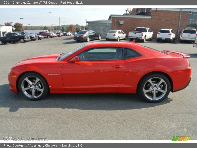 Red Hot / Black 2014 Chevrolet Camaro LT/RS Coupe