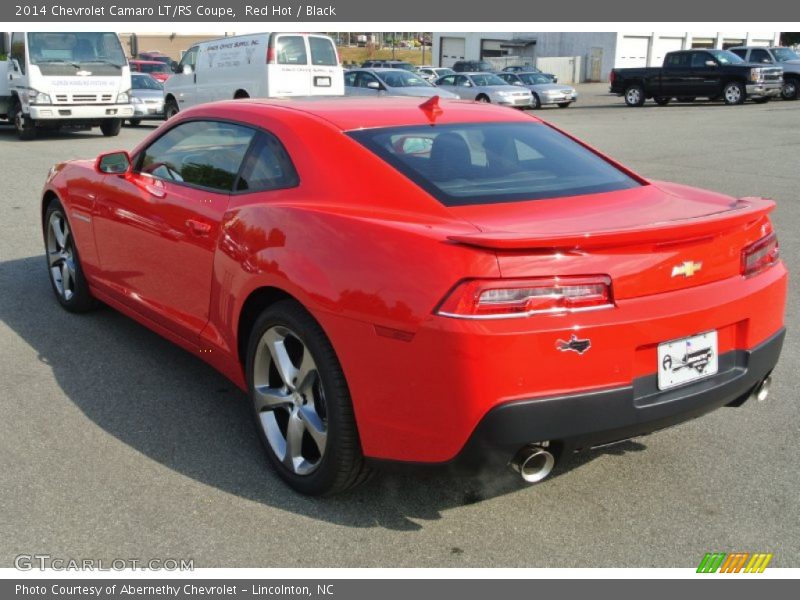 Red Hot / Black 2014 Chevrolet Camaro LT/RS Coupe