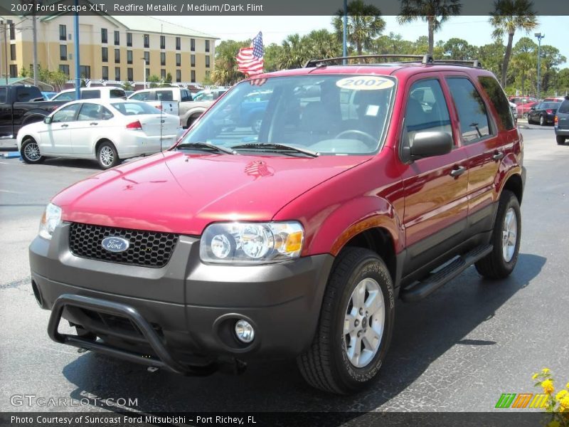 Redfire Metallic / Medium/Dark Flint 2007 Ford Escape XLT