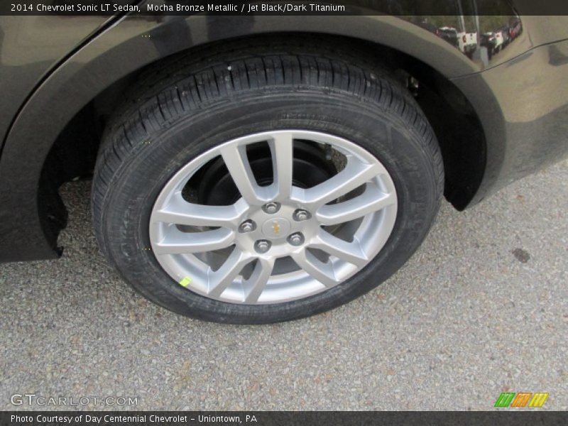 Mocha Bronze Metallic / Jet Black/Dark Titanium 2014 Chevrolet Sonic LT Sedan