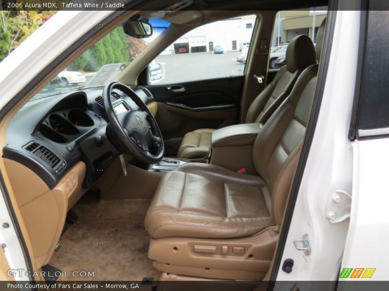 Taffeta White / Saddle 2006 Acura MDX