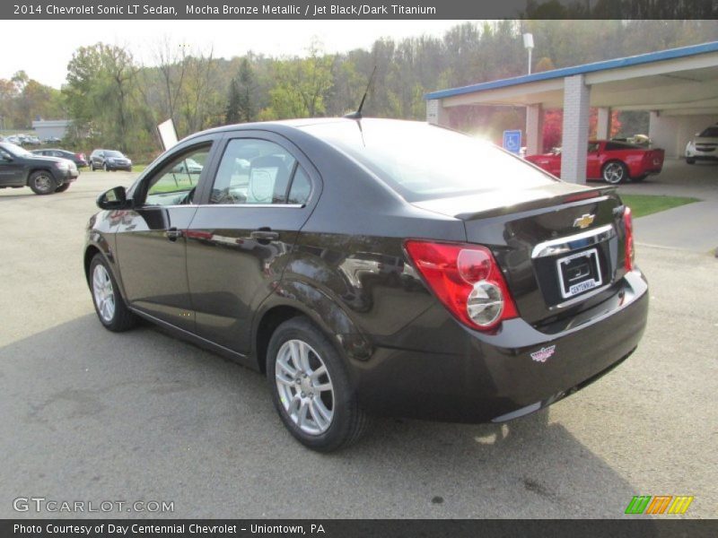 Mocha Bronze Metallic / Jet Black/Dark Titanium 2014 Chevrolet Sonic LT Sedan