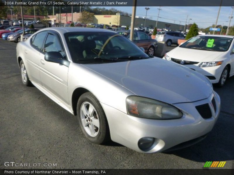 Galaxy Silver Metallic / Dark Pewter 2004 Pontiac Grand Prix GT Sedan