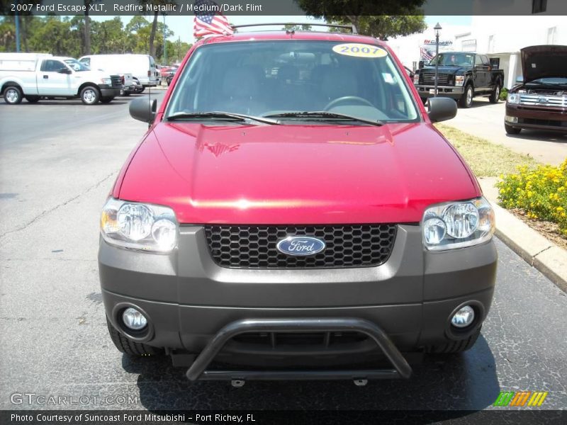 Redfire Metallic / Medium/Dark Flint 2007 Ford Escape XLT