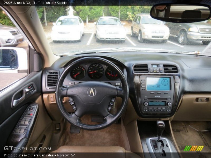 Taffeta White / Saddle 2006 Acura MDX