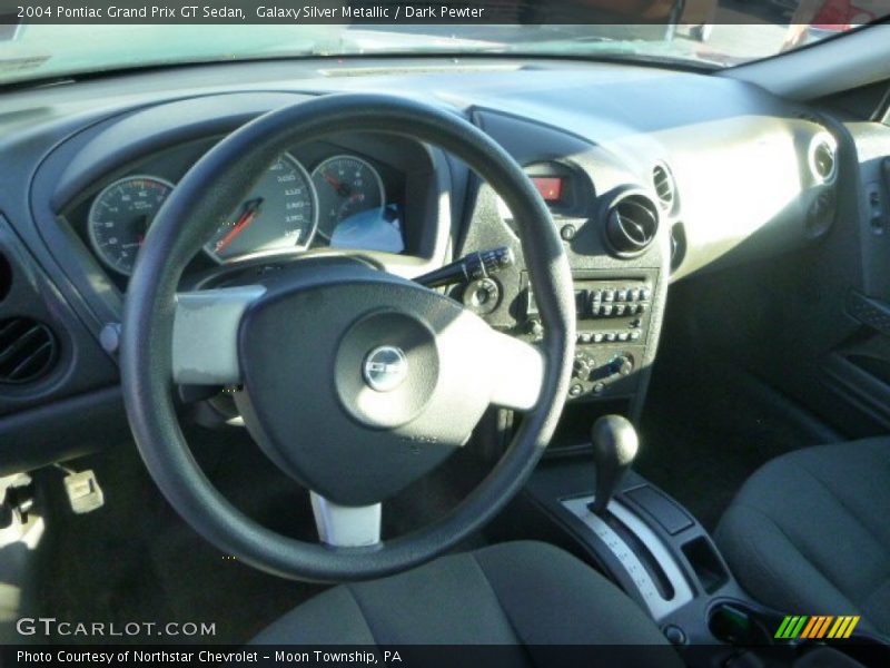 Galaxy Silver Metallic / Dark Pewter 2004 Pontiac Grand Prix GT Sedan