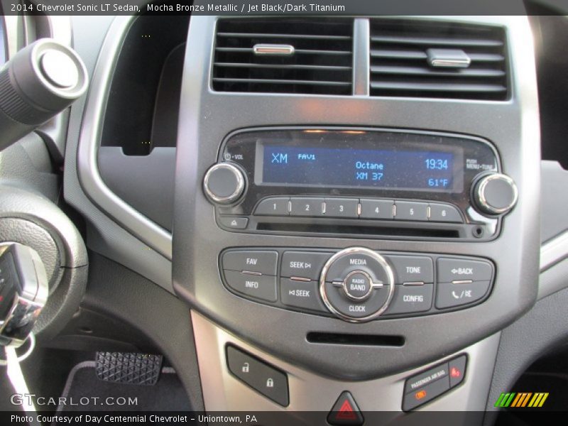 Mocha Bronze Metallic / Jet Black/Dark Titanium 2014 Chevrolet Sonic LT Sedan