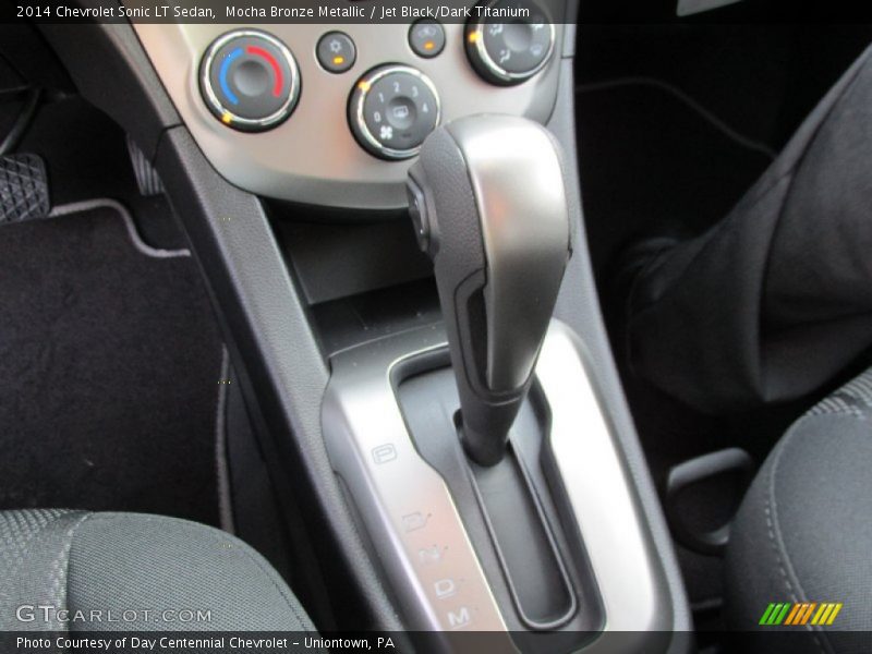Mocha Bronze Metallic / Jet Black/Dark Titanium 2014 Chevrolet Sonic LT Sedan
