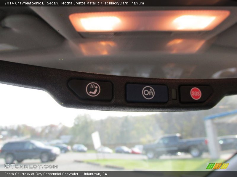 Mocha Bronze Metallic / Jet Black/Dark Titanium 2014 Chevrolet Sonic LT Sedan