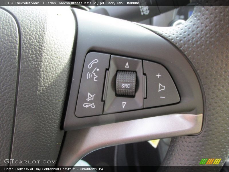 Mocha Bronze Metallic / Jet Black/Dark Titanium 2014 Chevrolet Sonic LT Sedan