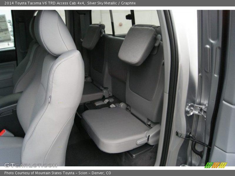 Silver Sky Metallic / Graphite 2014 Toyota Tacoma V6 TRD Access Cab 4x4