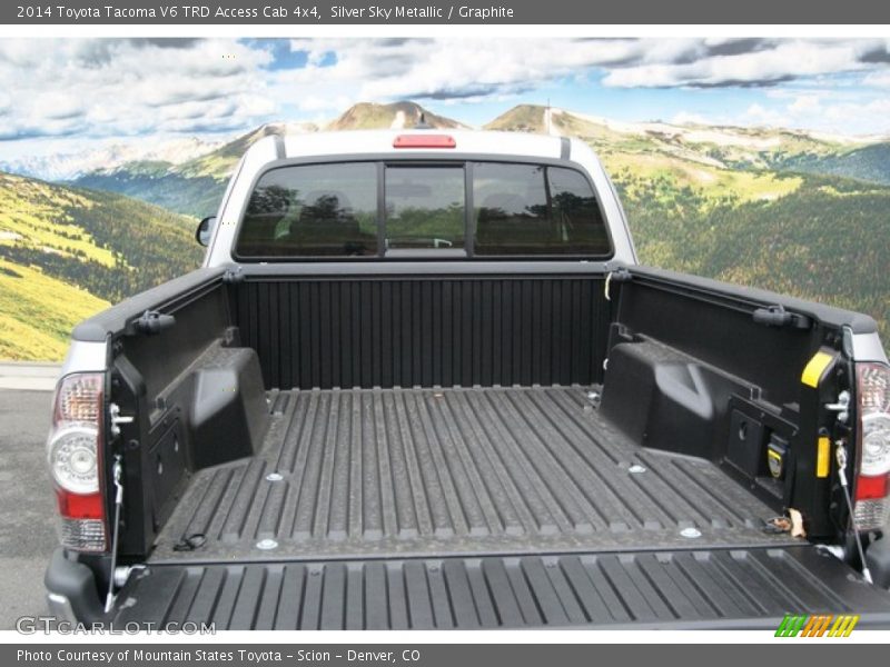 Silver Sky Metallic / Graphite 2014 Toyota Tacoma V6 TRD Access Cab 4x4