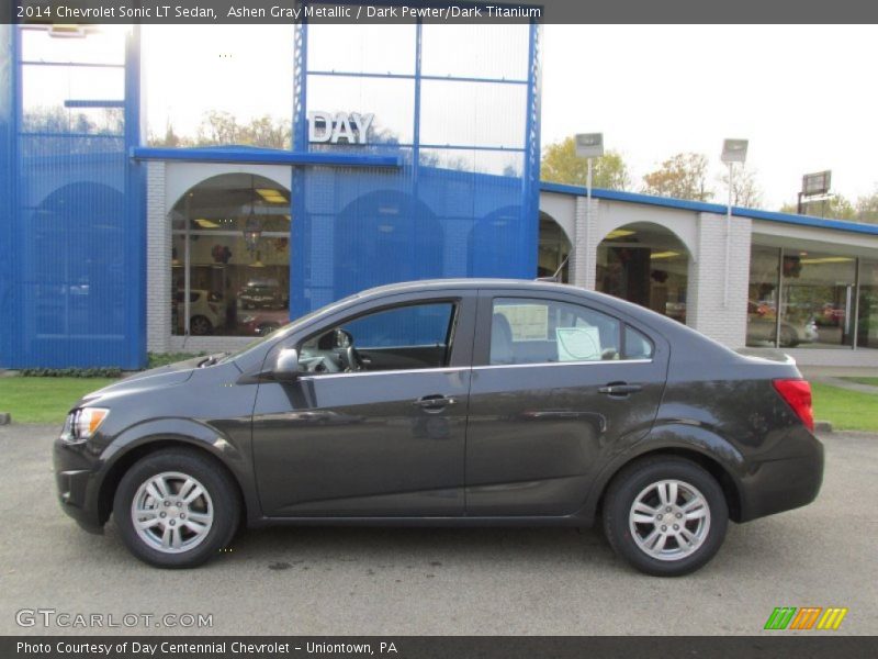 Ashen Gray Metallic / Dark Pewter/Dark Titanium 2014 Chevrolet Sonic LT Sedan