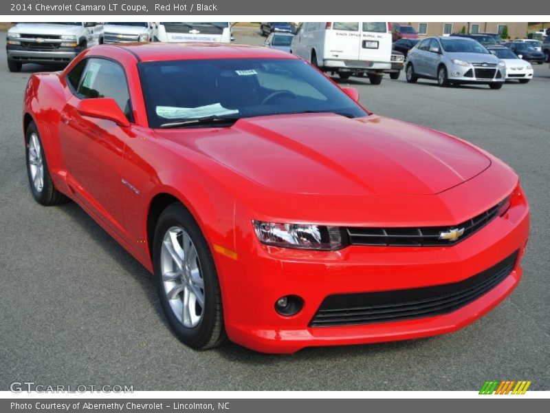 Red Hot / Black 2014 Chevrolet Camaro LT Coupe