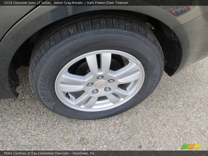 Ashen Gray Metallic / Dark Pewter/Dark Titanium 2014 Chevrolet Sonic LT Sedan