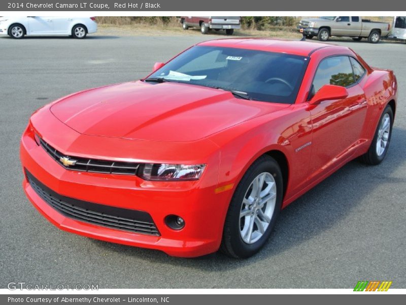 Red Hot / Black 2014 Chevrolet Camaro LT Coupe