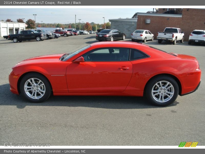 Red Hot / Black 2014 Chevrolet Camaro LT Coupe