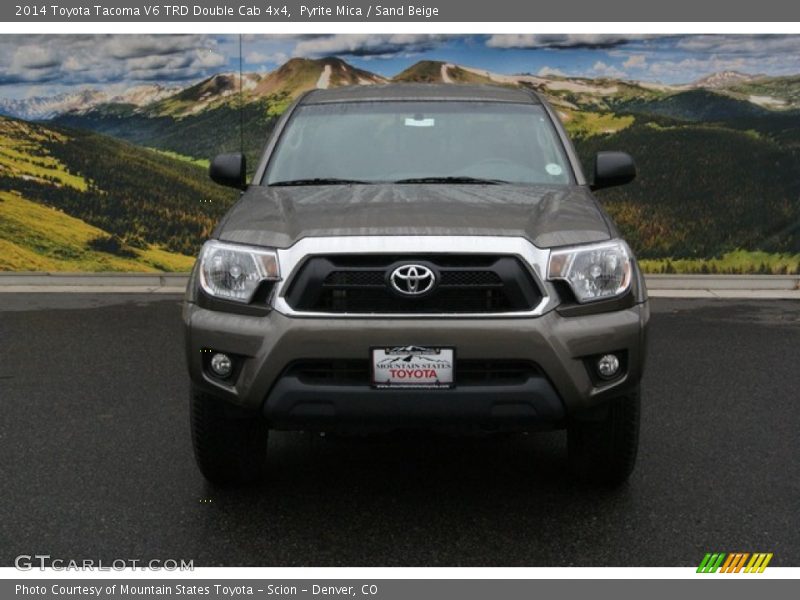 Pyrite Mica / Sand Beige 2014 Toyota Tacoma V6 TRD Double Cab 4x4