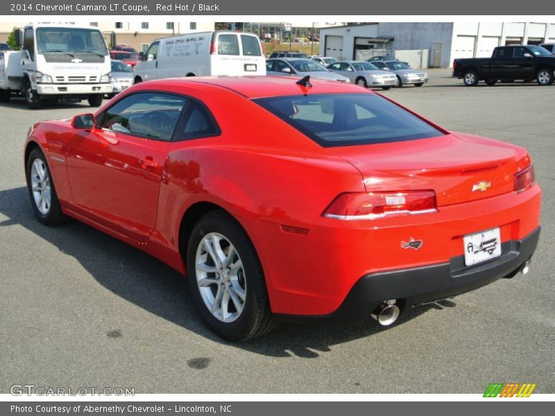 Red Hot / Black 2014 Chevrolet Camaro LT Coupe