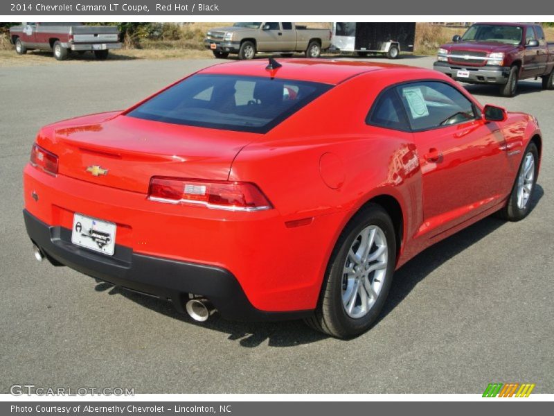 Red Hot / Black 2014 Chevrolet Camaro LT Coupe
