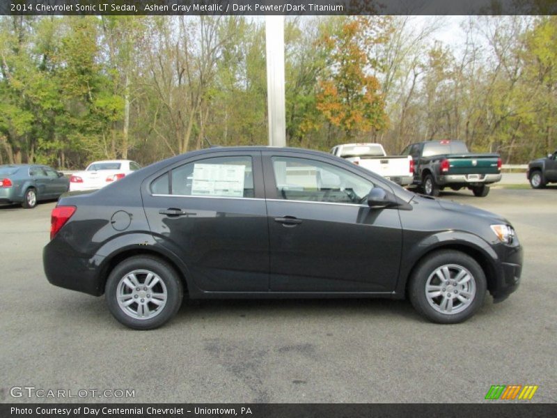 Ashen Gray Metallic / Dark Pewter/Dark Titanium 2014 Chevrolet Sonic LT Sedan