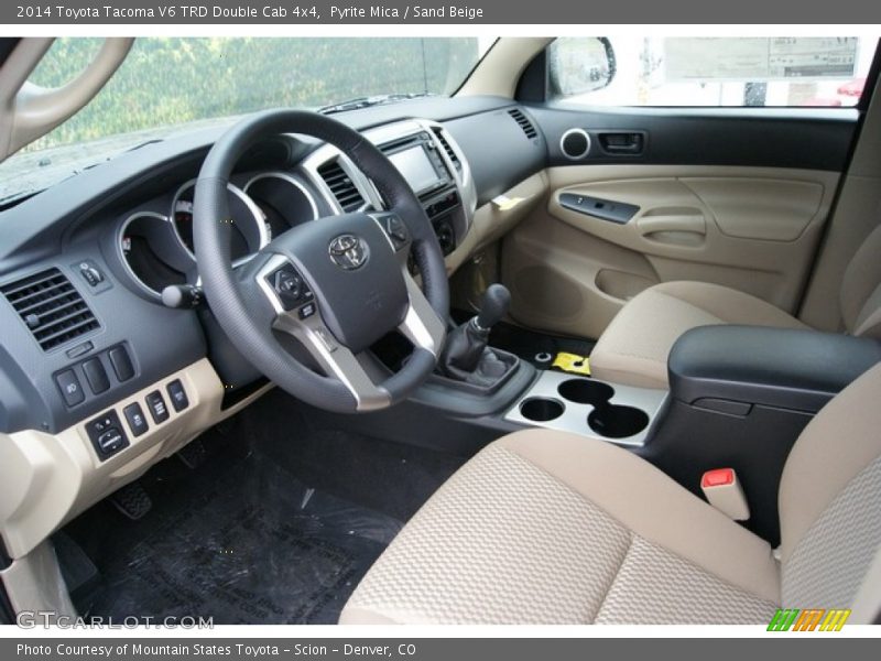 Pyrite Mica / Sand Beige 2014 Toyota Tacoma V6 TRD Double Cab 4x4