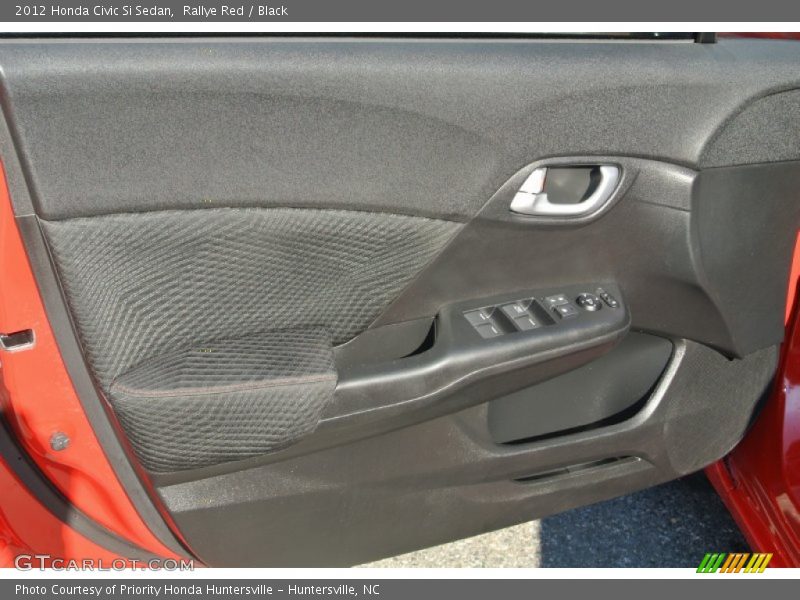 Rallye Red / Black 2012 Honda Civic Si Sedan