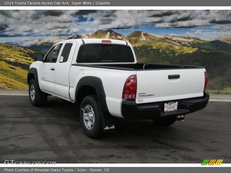 Super White / Graphite 2014 Toyota Tacoma Access Cab 4x4