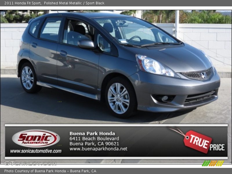 Polished Metal Metallic / Sport Black 2011 Honda Fit Sport