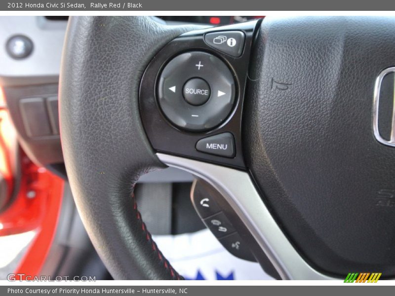 Rallye Red / Black 2012 Honda Civic Si Sedan