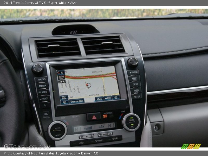 Super White / Ash 2014 Toyota Camry XLE V6