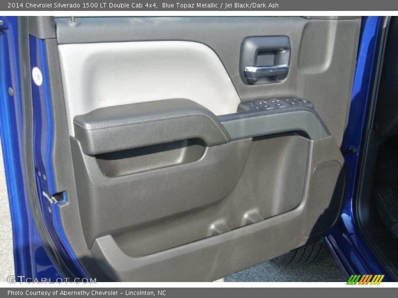 Blue Topaz Metallic / Jet Black/Dark Ash 2014 Chevrolet Silverado 1500 LT Double Cab 4x4