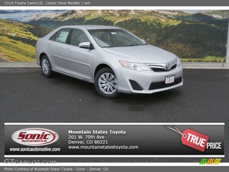 Classic Silver Metallic / Ash 2014 Toyota Camry LE