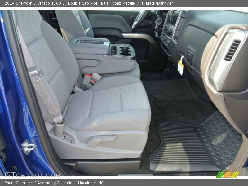 Blue Topaz Metallic / Jet Black/Dark Ash 2014 Chevrolet Silverado 1500 LT Double Cab 4x4